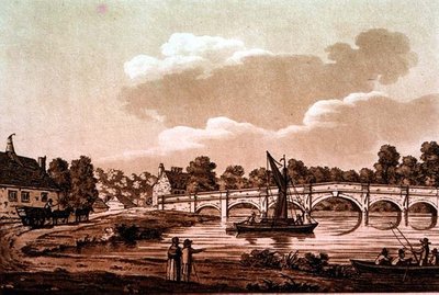 Chertsey Bridge, illustration from 