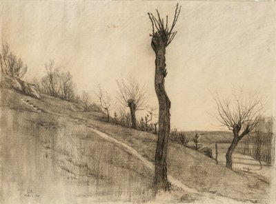 Late winter landscape by Samuel Isham