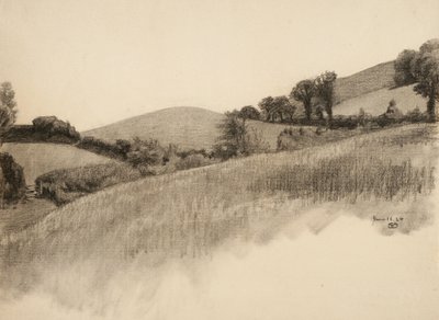 Rural landscape by Samuel Isham