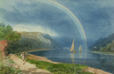 Rainbow on the River Avon, c.1825 by Samuel Jackson