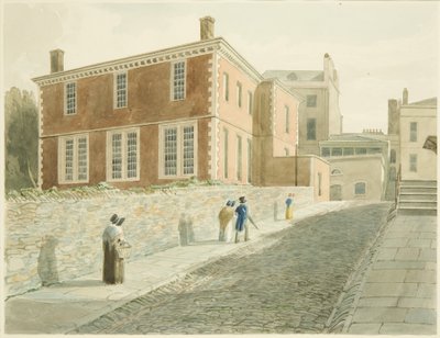 The Red Lodge from Lodge Street by Samuel Jackson