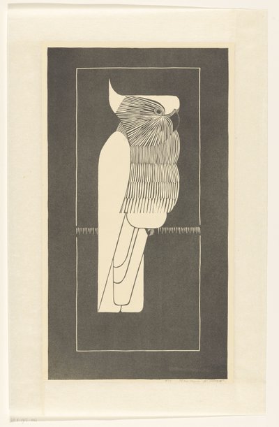 Crowned Cockatoo by Samuel Jessurun de Mesquita (signed by artist)