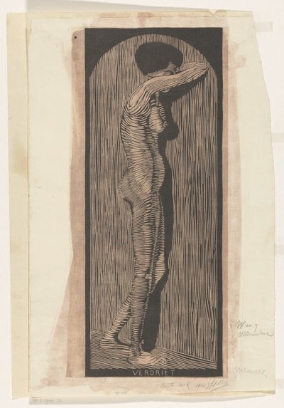 Sorrow by Samuel Jessurun de Mesquita (signed by artist)