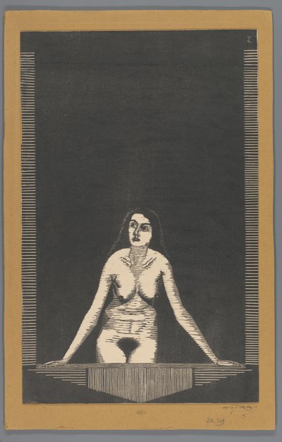 Female Nude by Window by Samuel Jessurun de Mesquita (signed by artist)