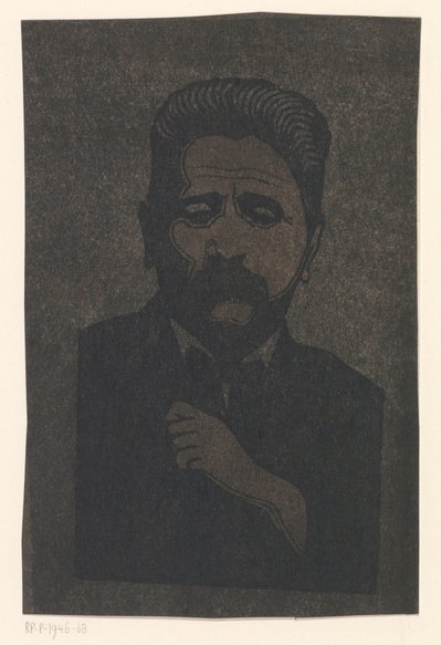 Self-Portrait (with Shadow) by Samuel Jessurun de Mesquita (signed by artist)