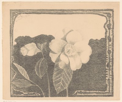 Camelia, Flower Bud on the Left by Samuel Jessurun de Mesquita