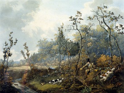 Woodcock Shooting (engraved by H.C. Pyall) by Samuel John Egbert (after) Jones