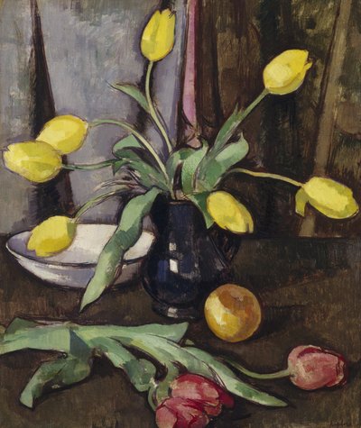 Still-Life with Tulips by Samuel John Peploe