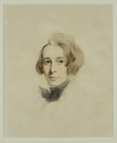 Preliminary Sketch of Charles Dickens, 1837 by Samuel Laurence