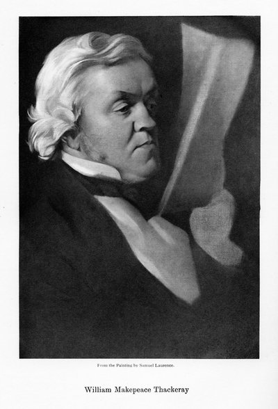 William Makepeace Thackeray, English Novelist, c. 1864 by Samuel Laurence