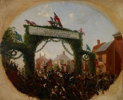 The Opening of Calthorpe Park 1857 by Samuel Lines