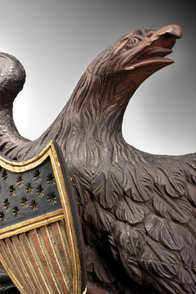 Sign for U.S. Custom House by Samuel McIntire