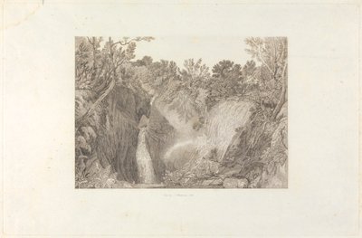 Weathercote Cave when Half Filled with Water by Samuel Middiman
