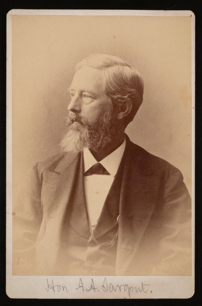Portrait of Aaron Augustus Sargent by Samuel Montague Fassett