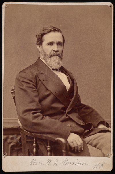 Portrait of Hon. W.F. Morrison, Between 1876 and 1880 by Samuel Montague Fassett