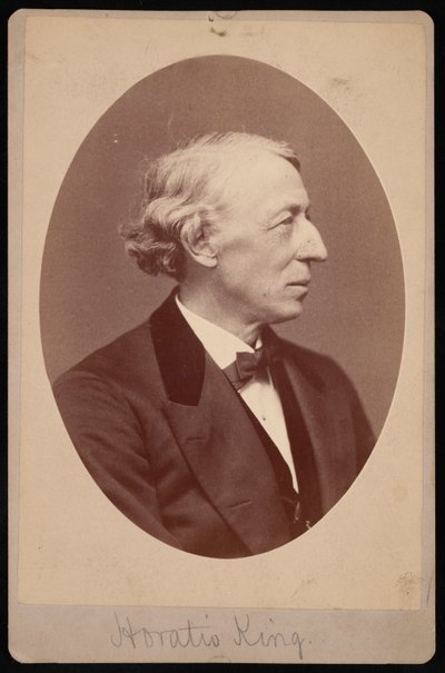 Portrait of Horatio King, 1811-1897, Between 1876 and 1880 by Samuel Montague Fassett