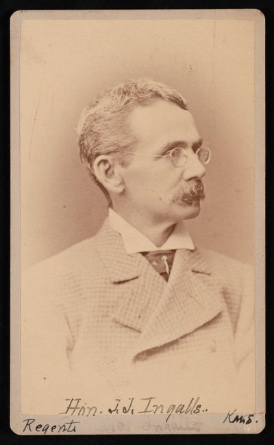 Portrait of John James Ingalls by Samuel Montague Fassett