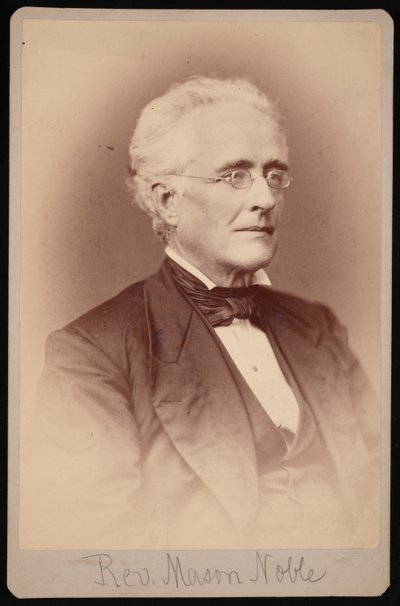 Portrait of Rev. Mason Noble by Samuel Montague Fassett