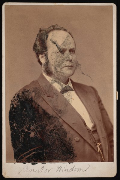 Portrait of William Windom by Samuel Montague Fassett