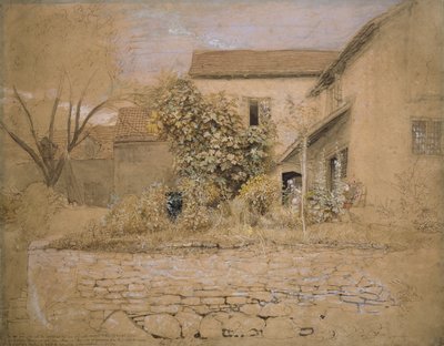 A House and Garden at Tintern by Samuel Palmer