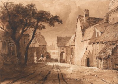 Study of Old Buildings by Samuel Palmer