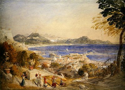 The Bay of Naples by Samuel Palmer