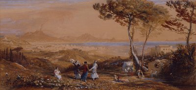The Bay of Naples by Samuel Palmer