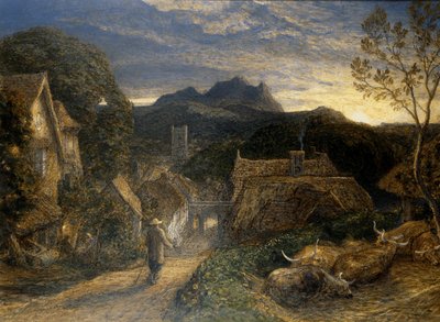 The Bellman by Samuel Palmer