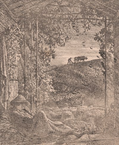 The Sleeping Shepherd by Samuel Palmer