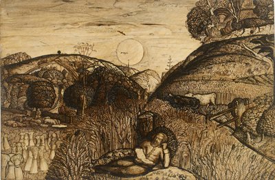 The Valley Thick with Corn, 1825 by Samuel Palmer