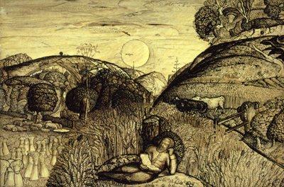 Valley Thick with Corn by Samuel Palmer