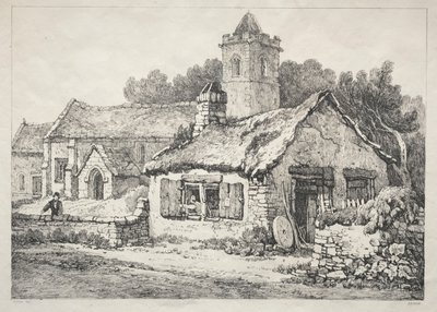 A Series of Ancient Buildings and Rural Cottages in the North of England: Ayton by Samuel Prout