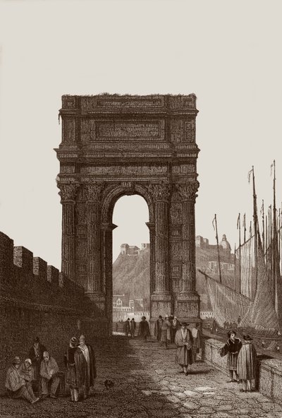Arch of Trajan by Samuel Prout