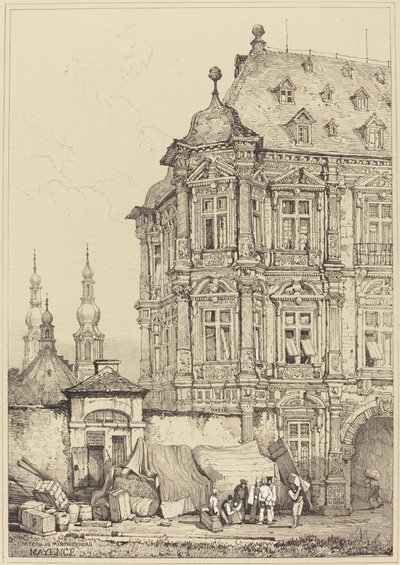 Chateau de Martinsbourg, Mayence by Samuel Prout