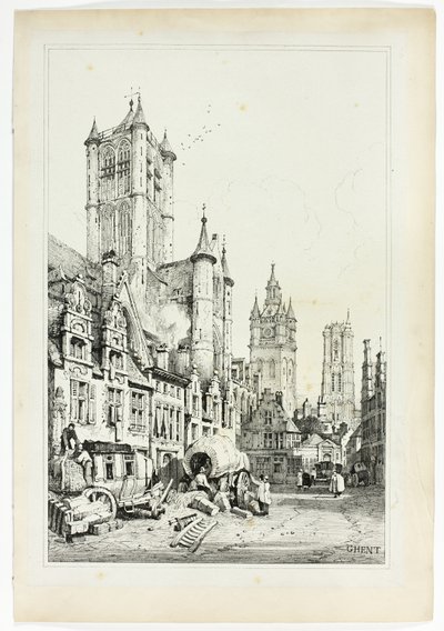 Ghent by Samuel Prout