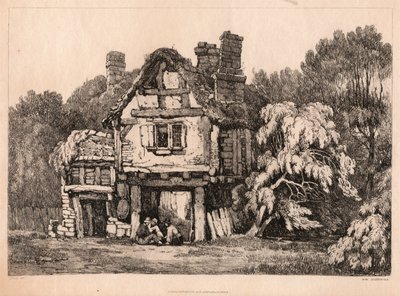 Near Ashbourn by Samuel Prout