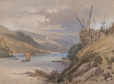 On the Yealm, South Devon by Samuel Prout