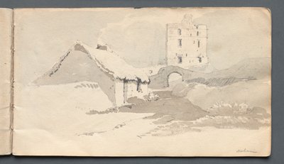 Sketchbook: Norham by Samuel Prout