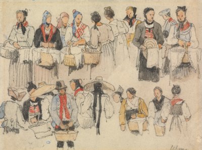 Study of Figures at Ulm by Samuel Prout