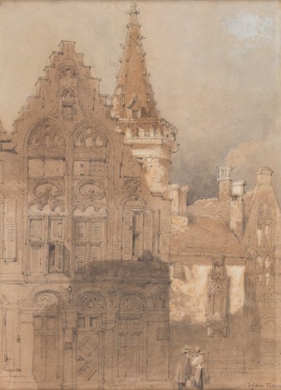 The Golden Fleece, Bruges by Samuel Prout