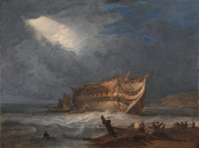 The Wreck of the Dutton, An East Indiaman by Samuel Prout