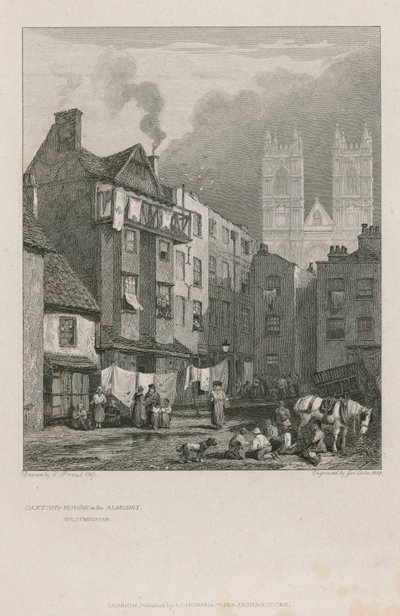 The home of William Caxton by Samuel Prout