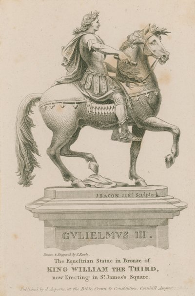 Equestrian Statue of King William III by Samuel Rawle