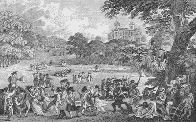 In Greenwich Park on Whit Monday by Samuel Rawle