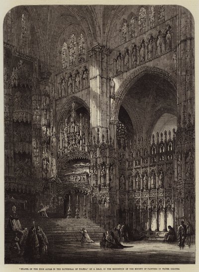 Chapel of the High Altar in the Cathedral of Toledo by Samuel Read