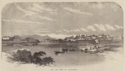Fort and Town of Alessandria by Samuel Read