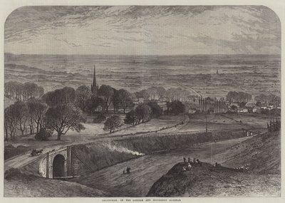 Leadenham, on the Lincoln and Honington Railway by Samuel Read