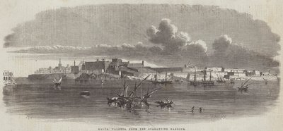 Malta, Valetta, from the Quarantine Harbour by Samuel Read