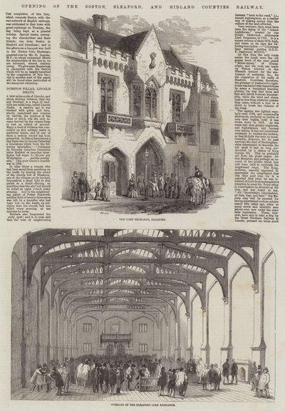 Opening of the Boston, Sleaford, and Midland Counties Railway by Samuel Read