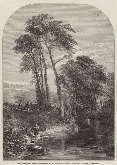 The Moorland Stream by Samuel Read